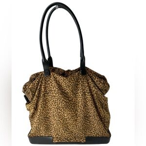 Bottega Veneta Brown and Black Tote Bag